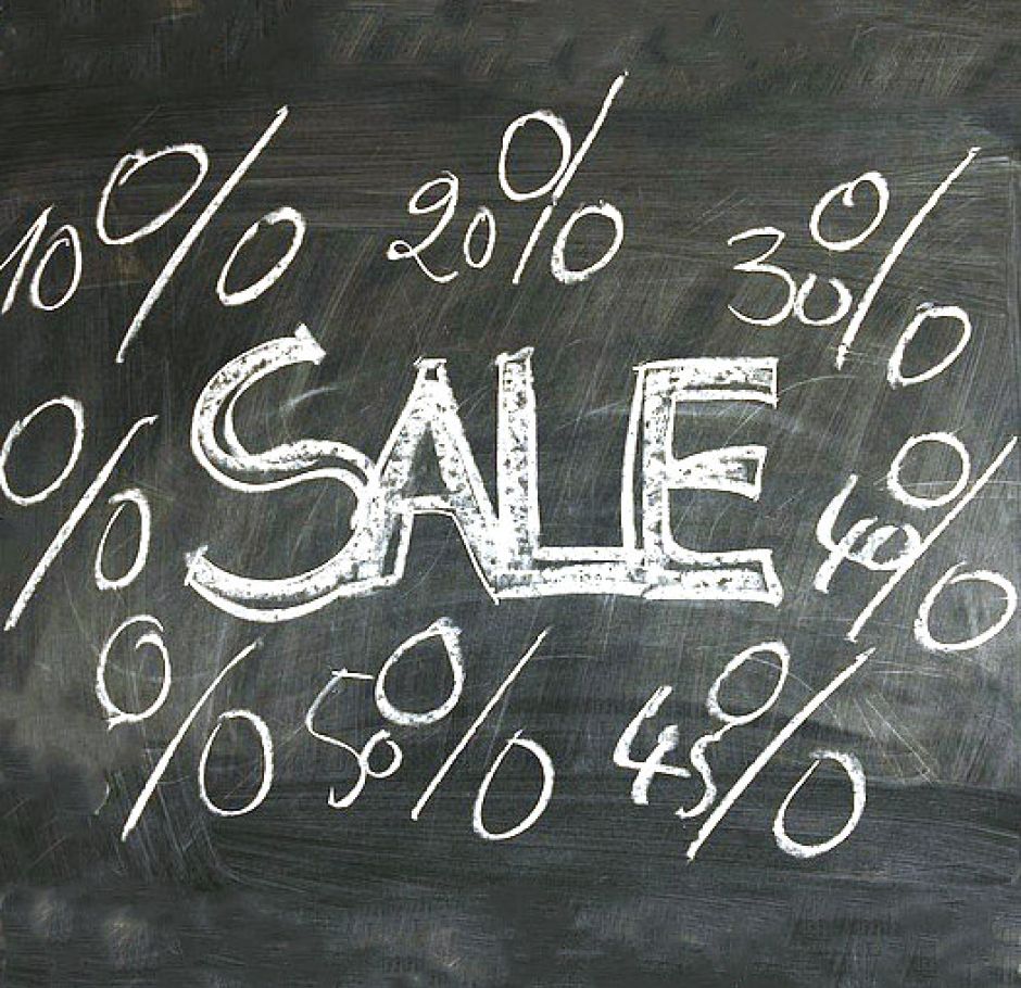 Bild mit den Schriftzug : Sale