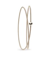 Niessing Colette Armschmuck 2-fache Wicklung in sandgrauen Gold