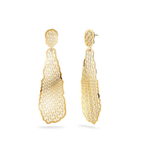 Niessing Topia Vision Ohrschmuck Tropfen in Gelbgold