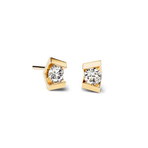 Niessing Vivida Ohrstecker mit 1 Brillanten 0,23ct in Gelbgold
