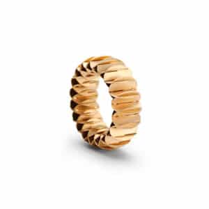 Niessing Phönix, der Ring mit 9,0mm Breite in leuchtendem Rotgold