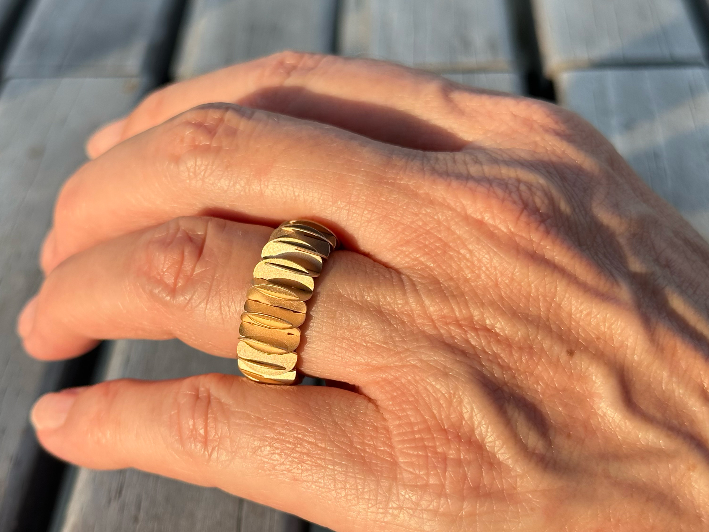 Niessing Phönix Ring in 9mm Breite in Rotgold