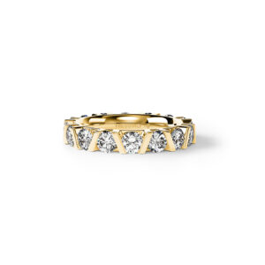Niessing Vivida in Gelbgold mit 20 Brillanten je 0,08ct